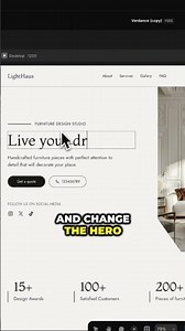 Launch Your Furniture Website In Minutes — Verdance Framer Template