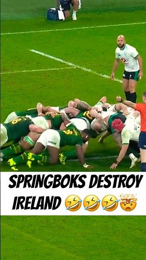 SPRINGBOKS DESTROY IRELAND! IRELAND RUGBY CARDS GALORE AT AVIVA STADIUM #irishrugby #springboks