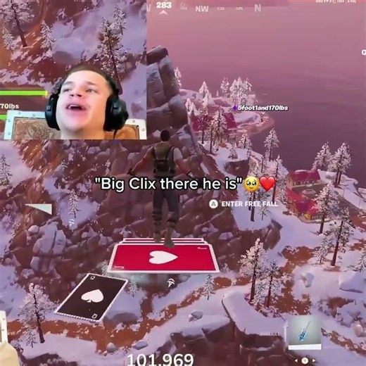 "Big Clix there he is" 🥹❤️