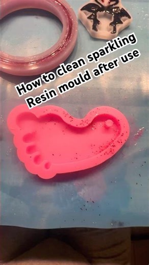 Sparkle Resin Mould Care: Quick & Easy Cleaning Tips”💁✌️
