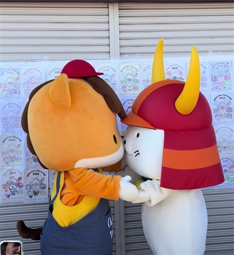 大好きなぐんまちゃんとひこにゃんの楽しい出会い