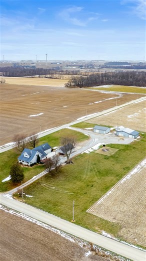 Flesher Brothers Auctioneering and Real Estate on Instagram: "Endless possibilities with this rural property with 5-bedrooms, 1-bathroom farmhouse with a 3-car attached garage and four outbuildings. This would make a great mini farm and is perfect for those looking for plenty of workspace and storage!"