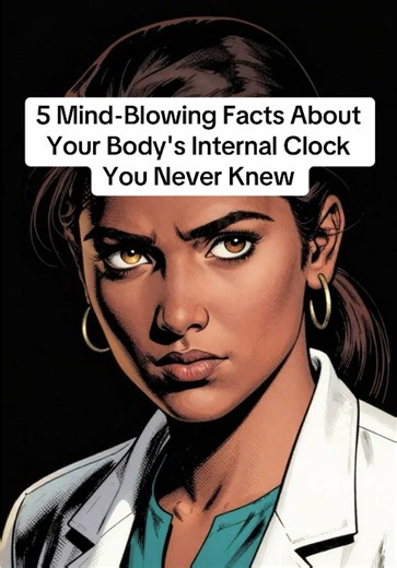 your body clock is wild 🤯 #science #biology #facts #mindblown