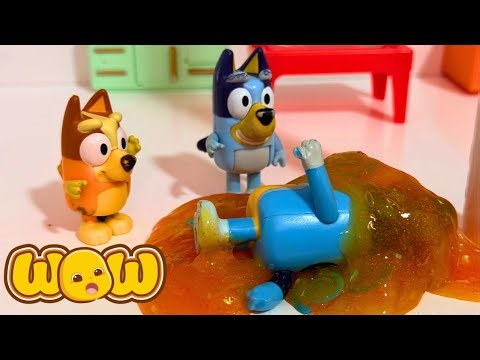 Bluey and Bandit Slime Monster!