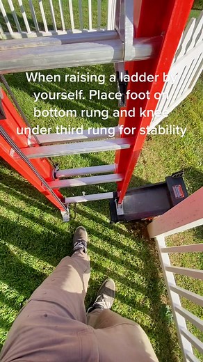 Tips for Raising a Ladder Safely on Your Own