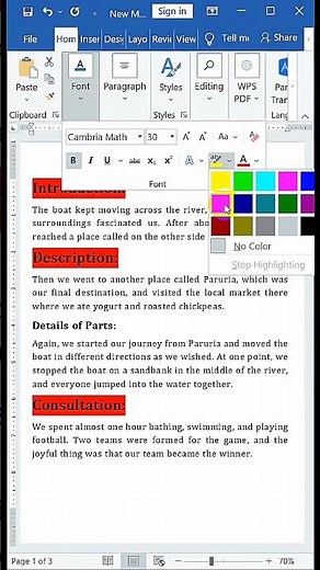 Change All Similar Headings at Once in MS Word | Save Time! ⚡ #Shorts