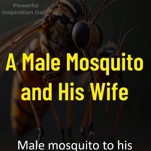 A Male Mosquito and His Wife | Powerful Inspiration Daily