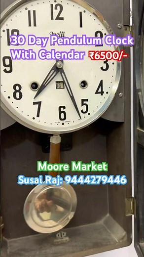 30 Day Pendulum Clock for sale at Moore Market