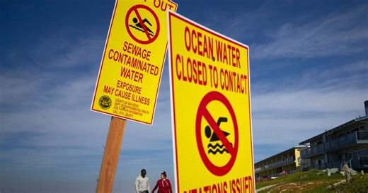 Tijuana River spills raw sewage in California