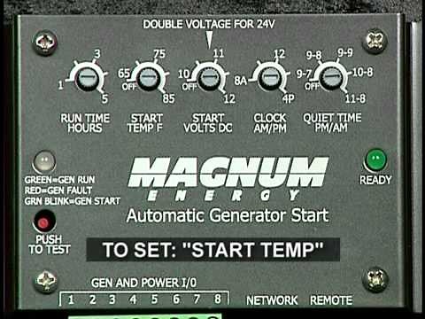 Magnum Inverter Charger operation