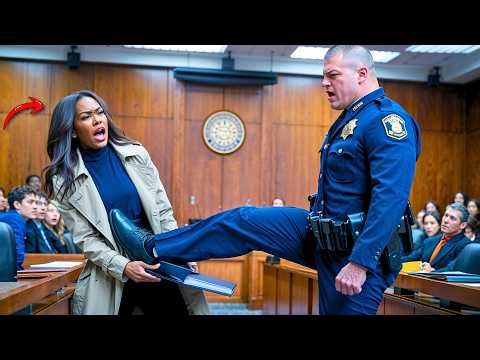 Police officer assaults Black woman in courtroom — and discovers she's his new police chief!!!