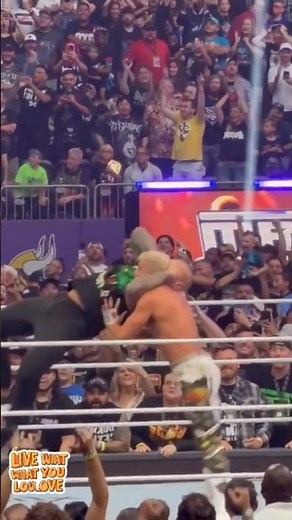 Randy Orton Charges Through the Crowd to RKO Cody Rhodes at SummerSlam!