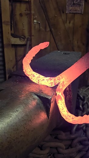 We entered #aries season, my season, so I forged a charm for my anvil. #blacksmith #repurpose