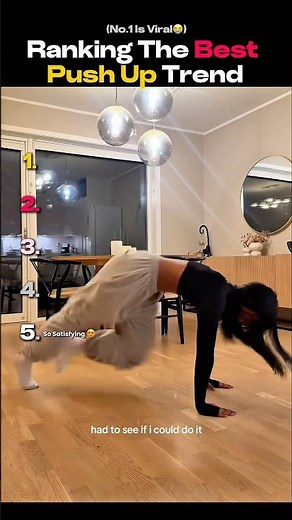 Ranking The Best PushUp Trend (new) #shortsviral