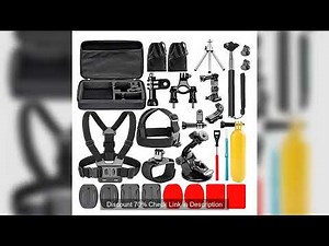 Action Camera Accessories Kit for Gopro Hero 12 11 10 9 8 7 6 5 4 Max Mount Session YI 4K SJCAM EKEN