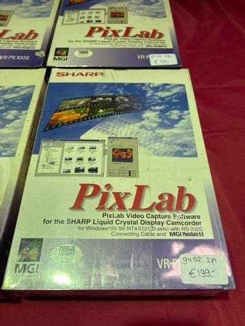 ② Sharp PixLab Video Capture Software – 4x Nieuw in Seal – — Consoles de jeu | Accessoires Autre — 2ememain