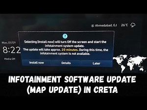 Hyundai Creta Infotainment Software Update [2025] | Google Map Update in Hyundai Car