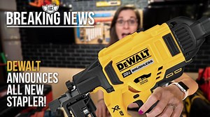 Breaking news… DeWALT just announced the new 20V MAX Cordless Fencing Stapler, optimized for installing various types of agricultural fencing, such as woven wire, high tensile, barbed wire, and more. The DCFS950 is capable of delivering 590 staples or roughly 1400 feet of fencing per charge on a 5 amp hour battery. It accepts 9Ga DEWALT Fencing Staples at .157 inches in diameter in 1-1/2”, 1-3/4”, and 2” staple lengths. Available this summer, the 20V MAX* Cordless Fencing Stapler will come kitte