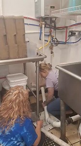 Our crew is the best all around… and can now add plumbers to their resume❤️😊🤣 | Smoky Mountain Diner