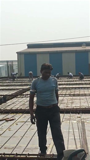 Slab Reinforcement Work #construction #shorts @Rcc_Steel_Worker