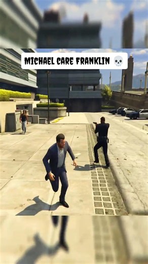 Michael care Franklin 💀 #gta5