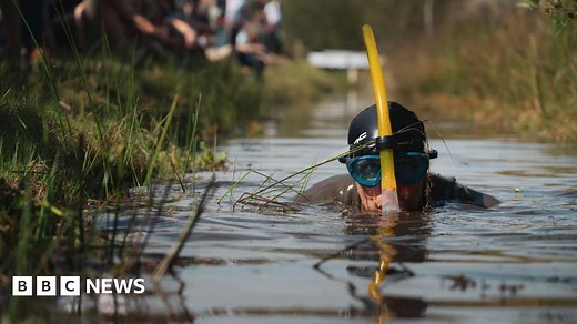 First bog snorkelling pro wins sixth World Championship in Powys