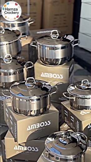 Premium Stainless Steel Cookware Set |Mirror Finish Cooking Pots with Lids |Heavy Kitchen Essentials