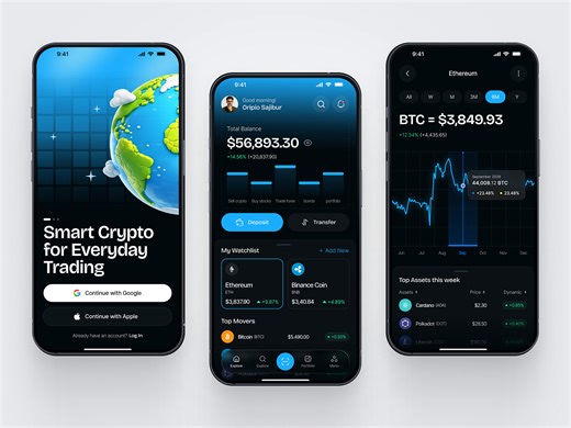 Crypto App Design