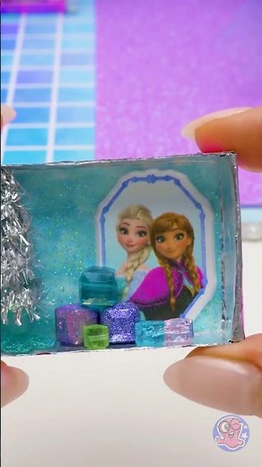 A Royal Mini Apartment for Elsa! 👑❄️ DIY Time #ElsaCrafts #MiniBuild #CreativePlay