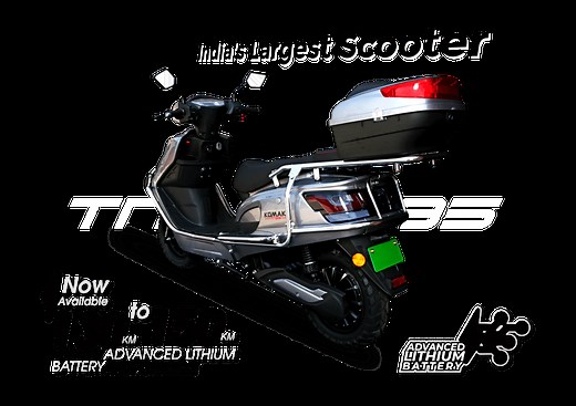 KOMAKI TN 95- India’s Largest Scooter With High-End Safety