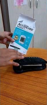 Accu-Chek Instant blood sugar test with instructions how to use #easy to carry #health #Myra&Dora