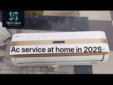 Voltas split ac complete jet service & installation #ac#acservice#instolation