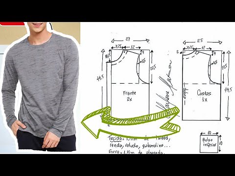 MOLDE POLO MANGA LARGA CUELLO 0 - HOMBRE | Tips de Confeccion
