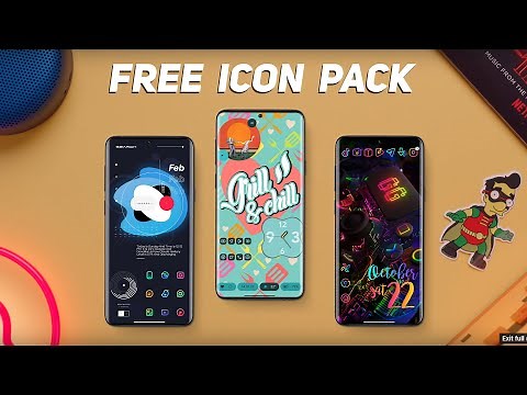 10+ Must Have FREE Icon Packs in 2023 | Best Icon Pack For Android 2023