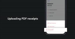 How to upload PDF receipts | Mettle