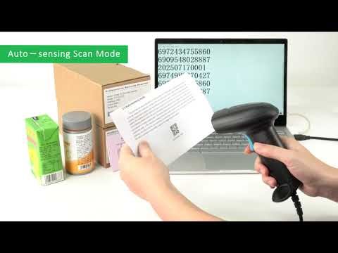 TH17 Wired 2D USB Hand Barcode Scanner