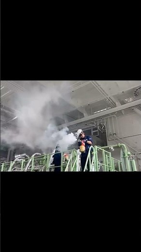 water mist system for firefiting in engine room #trendingshorts #trendingvideo #trending Asif kazmi