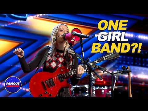 This 17-Year-Old Is an ENTIRE Band by Herself!