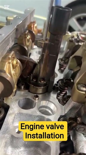 Engine Valve Installation.