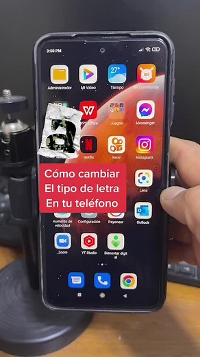 Cómo cambiar el tipo de letra en tu teléfono Android