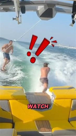 What happened when the driver fell into the water?😳