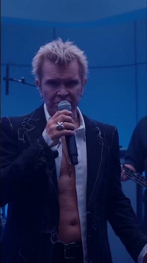 Billy Idol with "Eyes Without A Face"