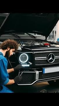 Mercedes G63 Engine Removing from car | Engine Opening Process | Mercedes Benz G63 Luxury cars #cars