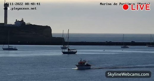 【LIVE】 Webcam Marina de Portimão - Portugal | SkylineWebcams
