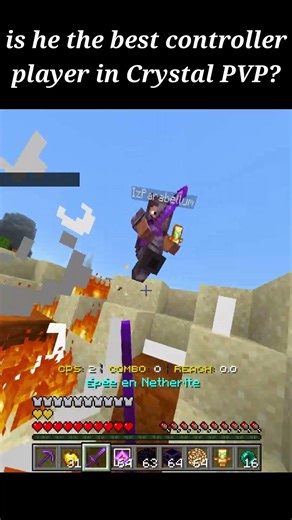 Is this the best controller player in Crystal PvP?? #controller #minecraft #crystalpvp
