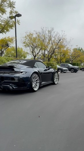 Blazin Rodz, LLC on Instagram: "Techart 992 GTStreetR Cab In Motion! _ #992 #911cabriolet #techartstreetr #porscheclub #gtstreetcar #porscheturbo"