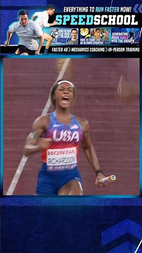 Sha’carri Richardson HOLDS ON TO WIN GOLD For Women’s 4x100m World Championship Final