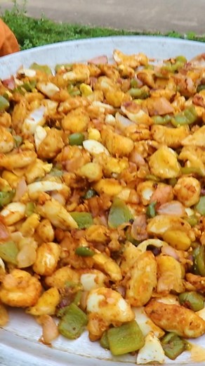 Egg Chilli Manjuriyan | Egg Manjuriyan | Village Food Factory