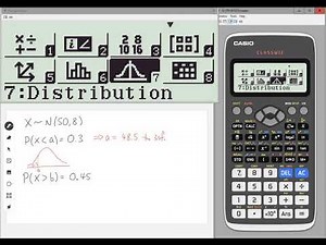 Classwiz How-To: Using the Inverse Normal
