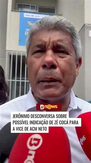 Jerônimo avoids discussing the possible nomination of Zé Cocá as ACM Neto's running mate.